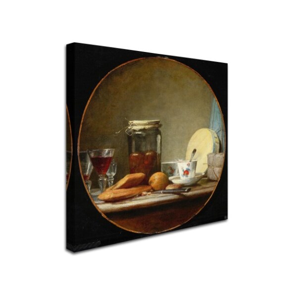 Chardin 'Jar Of Apricots' Canvas Art,14x14